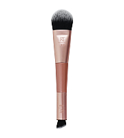Real Techniques Dual Ended Cover + Conceal Brush - Двусторонняя кисть для тональной основы и консилера